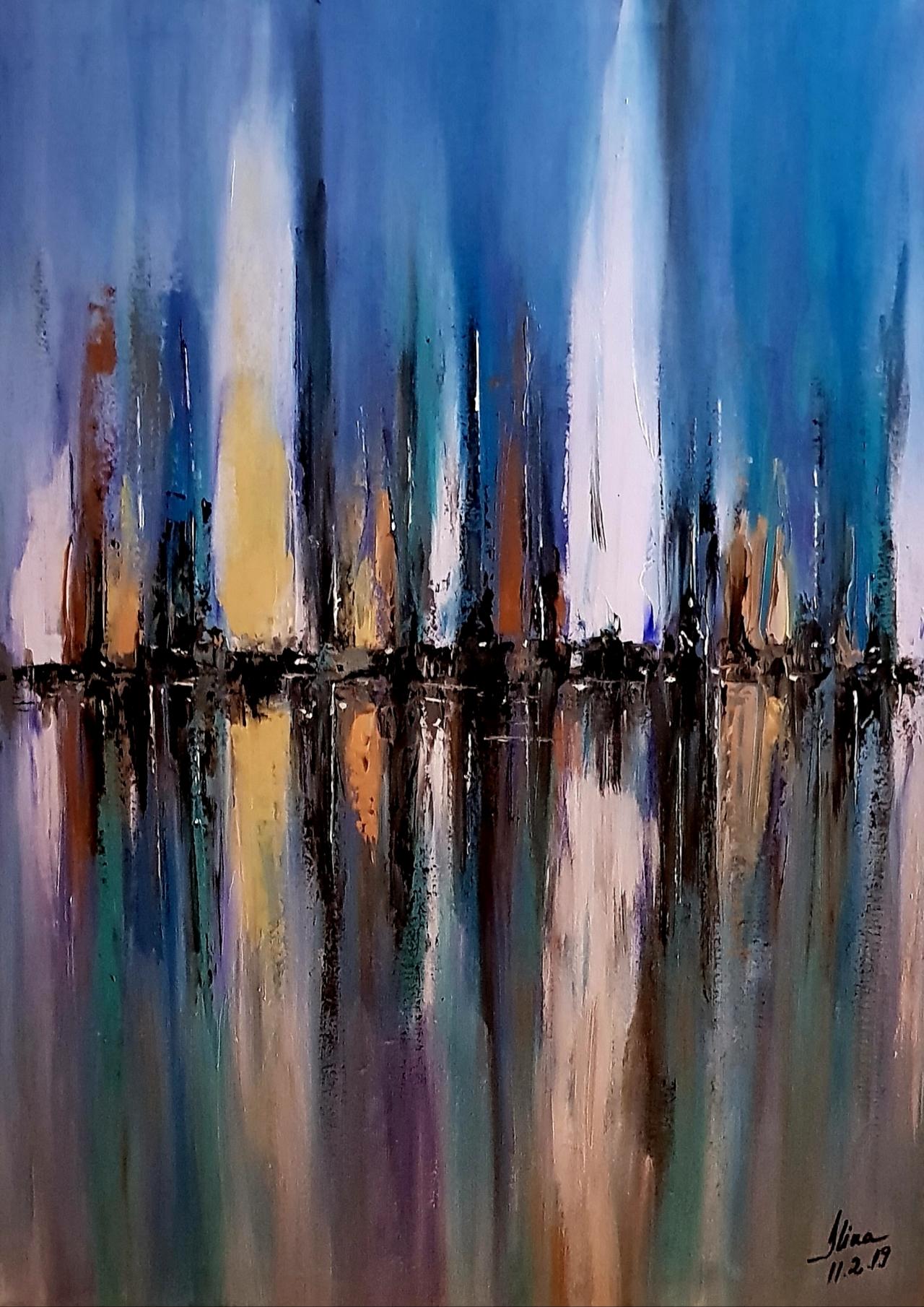 ArteDiAlina.com painting: when work is a joy
